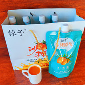 棘予沙棘原浆浓缩沙棘汁无添加小果沙棘原液5袋装 无提炼果油