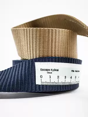 EKCOOKIES original designer ruler label decoration metal buckle modeling canvas belt men and women
