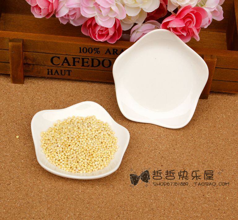 超迷你花朵小盘子 网店 食品 干货 拍摄道具 陶瓷 拍摄道