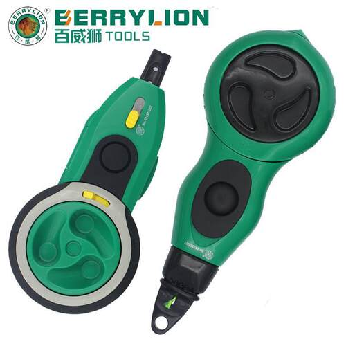 百威狮自动卷线墨斗墨汁划线器 弹线器 木工划线器 地面划线器MD