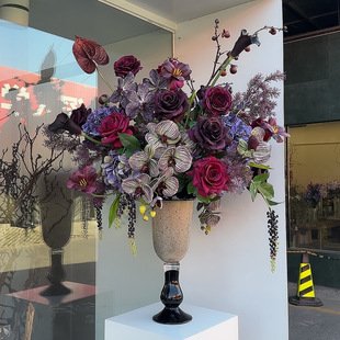 【梦落华生】轻奢高档仿真花束摆件高端插花手感保湿花材