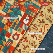 20支平纹纯棉布 冬日圣诞系列 8安细帆布 2024款 柯布