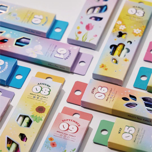 韩国慕那美Monami 12星座套装中性水彩笔04046荧光笔学习办公会议划勾线绘图少女手账日记慕娜美P3000限量款