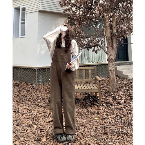 背带裤长裤牛仔春秋送运费险