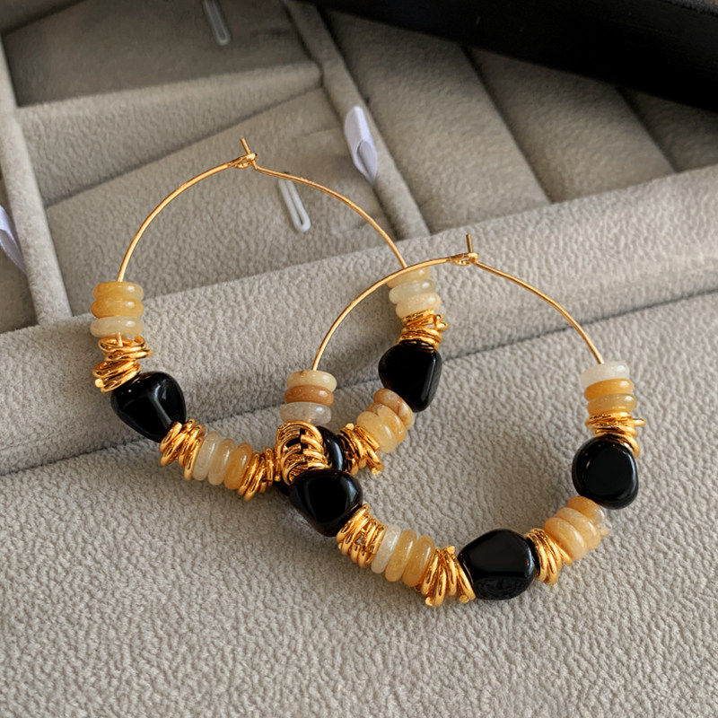 独特巨好看中古耳环女新款耳圈轻奢高级感耳扣复古大圈圈秋冬耳饰,饰品/流行首饰/时尚饰品新,耳环,淘宝优惠券,粉丝福利购,淘宝优惠卷