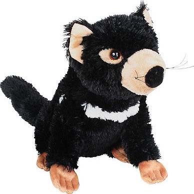 (代购)澳大利亚minkplush仿真袋獾tasmanian devil毛绒玩具公仔