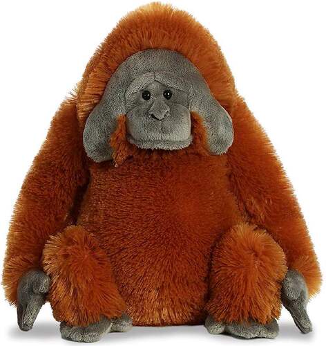 （代购）韩国aurora仿真苏门答腊红毛猩猩orangutan毛绒玩具公仔