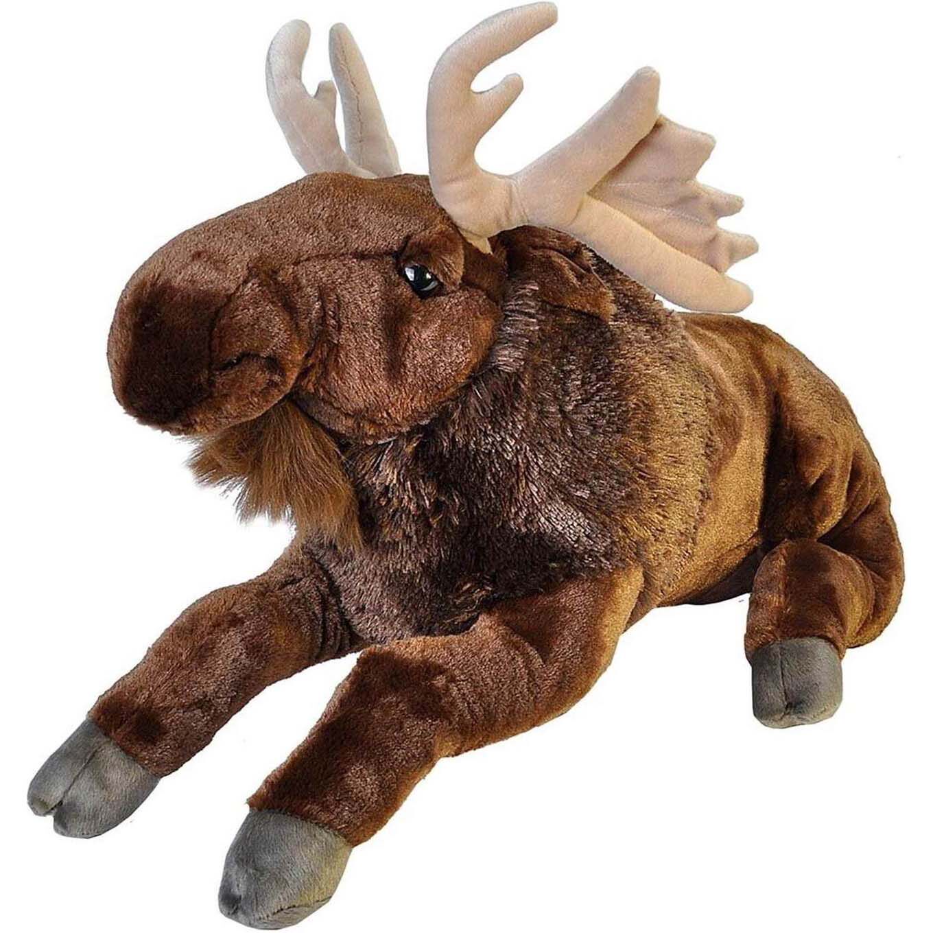 (代购)美国wild republic仿真驼鹿moose毛绒玩具公仔抱枕