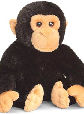 （代购）英国keel toys仿真倭黑猩猩bonobo毛绒玩具公仔
