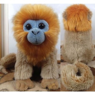 英国nature planet仿真川金丝猴monkey毛绒玩具plush toy 代购