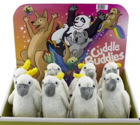 （代购）adventure planet仿真葵花凤头鹦鹉cockatoo毛绒玩具公仔