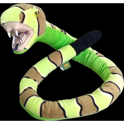 （代购）美国wild republic仿真响尾蛇rattle snake毛绒玩具公仔