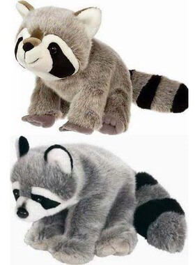 （代购）美国wild republic仿真浣熊raccoon毛绒玩具公仔