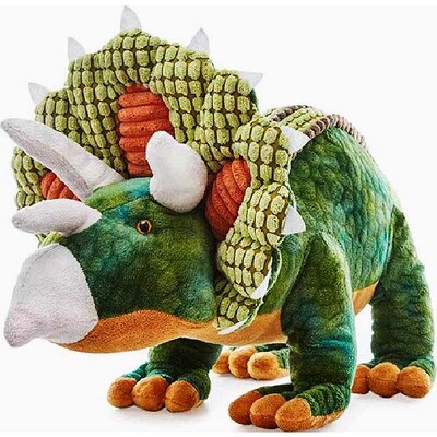 （定做）仿真三角龙triceratops毛绒玩具公仔stuffed plush toy
