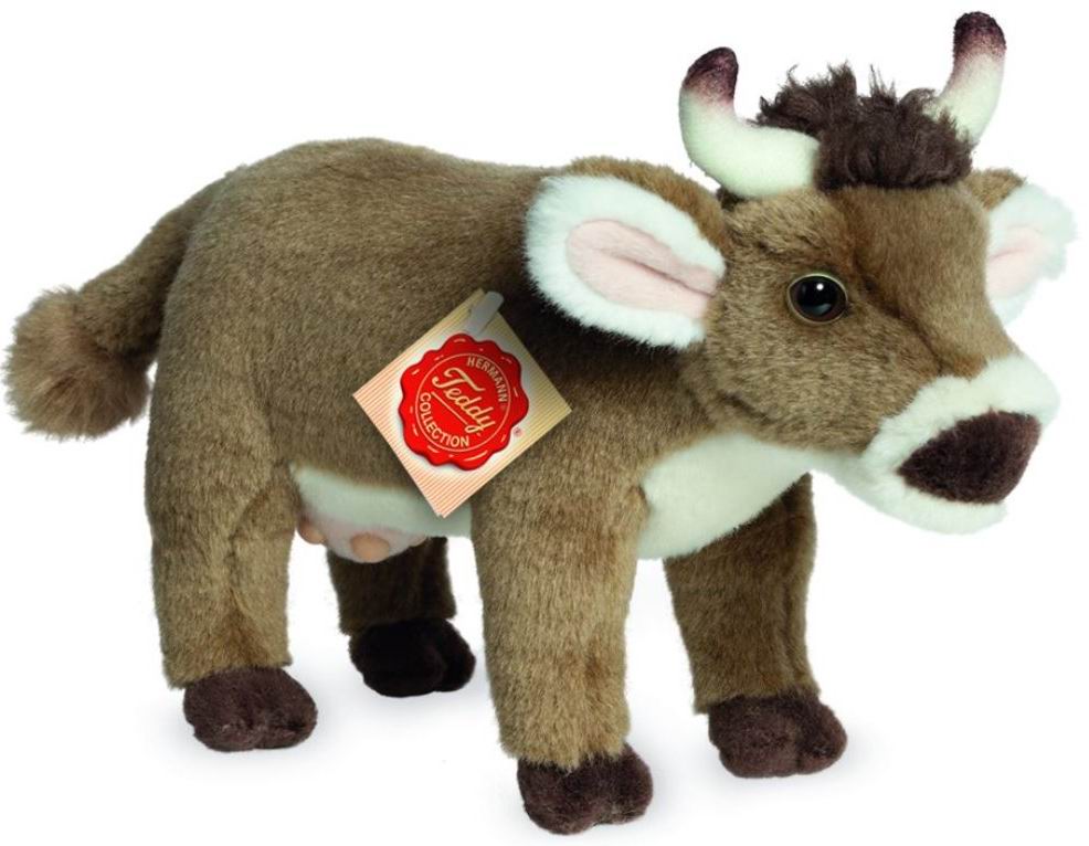 （代购）teddy hermann仿真娟姗奶牛jersey cattle毛绒玩具公仔