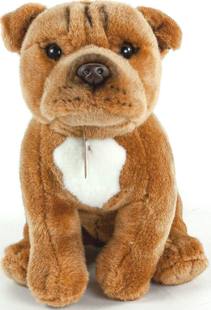 (代购)德国teddy hermann仿真斯坦福斗牛㹴犬狗狗毛绒玩具公仔