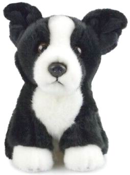 （代购）仿真边境牧羊犬狗狗border collie毛绒玩具公仔