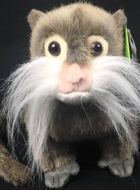 （代购）wild republic仿真皇柽柳猴长须狨tamarin毛绒玩具公仔