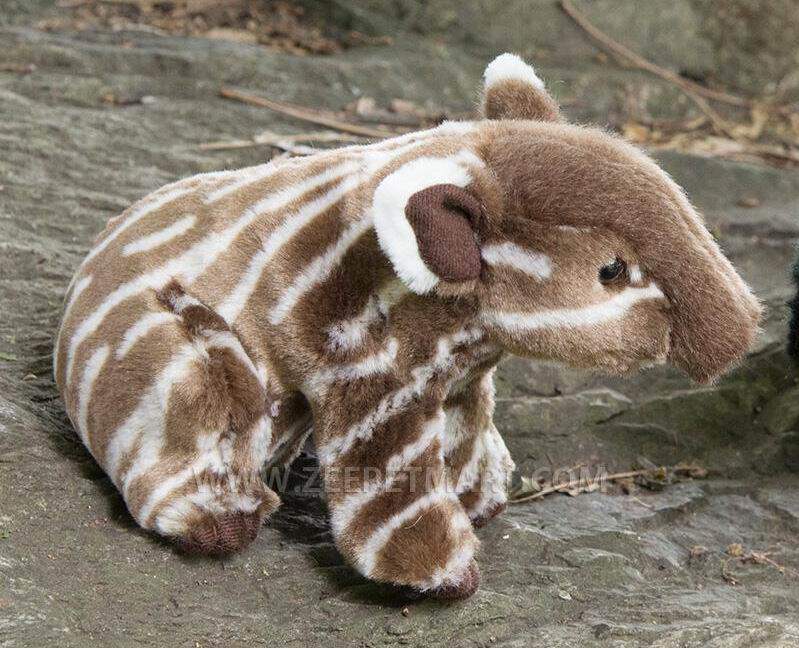(代购)仿真马来貘小宝宝malayan tapir毛绒玩具公仔