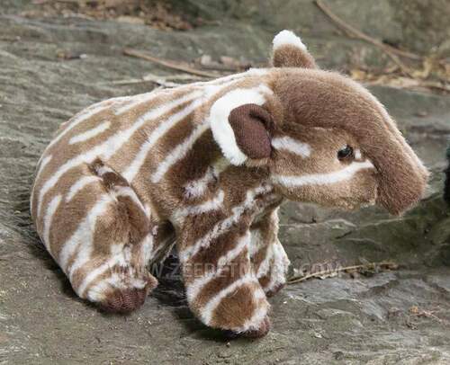 （代购）仿真马来貘小宝宝malayan tapir毛绒玩具郭麒麟边水往事