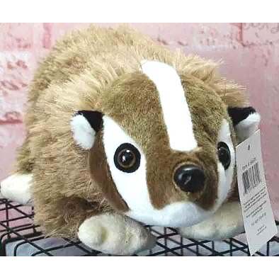 （代购）美国wishpets仿真美洲獾american badger毛绒玩具公仔