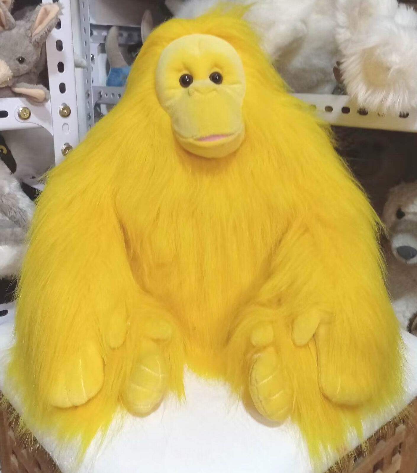 （定做）仿真婆罗洲红毛猩猩orangtuan毛绒玩具公仔