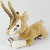 代购 美国russ仿真卧姿汤普森瞪羚羊antelope毛绒玩具公仔