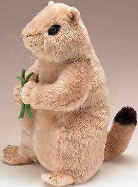 （代购）美国wildlife artists仿真旱獭土拨鼠marmot毛绒玩具公仔