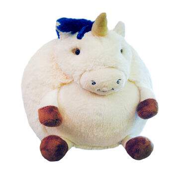 （代购）美国squishable独角兽unicorn毛绒玩具公仔球形抱枕