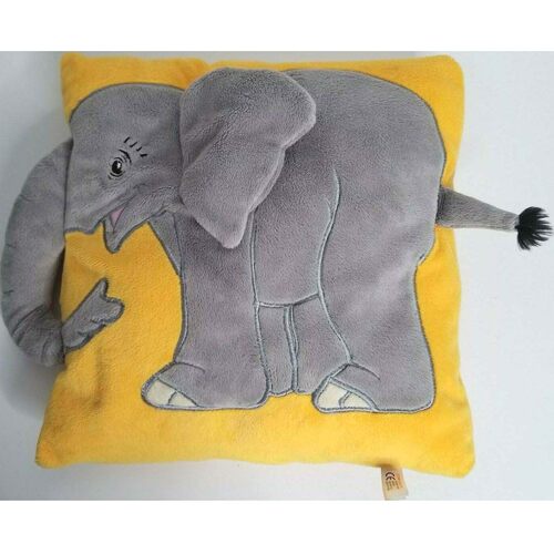（代购）美国wild republic仿真非洲象elephant毛绒玩具靠垫抱枕