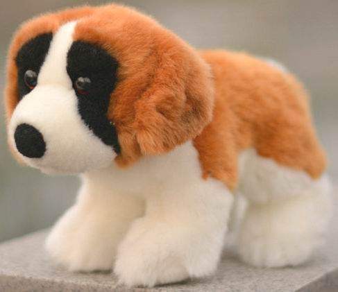 （定做）leonine仿真圣伯纳犬狗狗st bernard毛绒玩具公仔