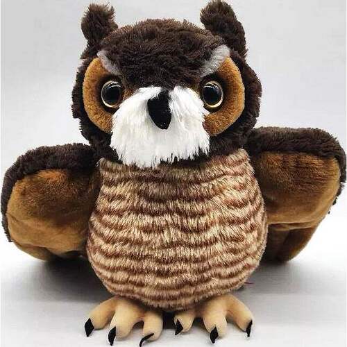 （代购）美国wild republic仿真美洲雕鸮猫头鹰owl毛绒玩具公仔