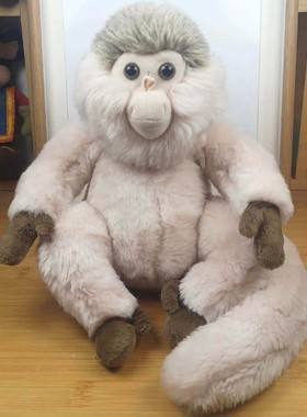 （定做）仿真川金丝猴snub-nosed monkey毛绒玩具公仔
