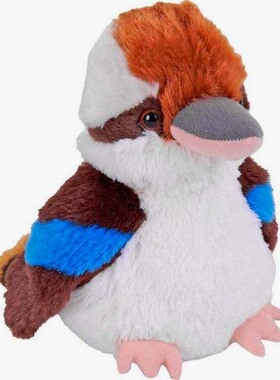 （代购）美国wild republic仿真笑翠鸟kookaburra毛绒玩具公仔