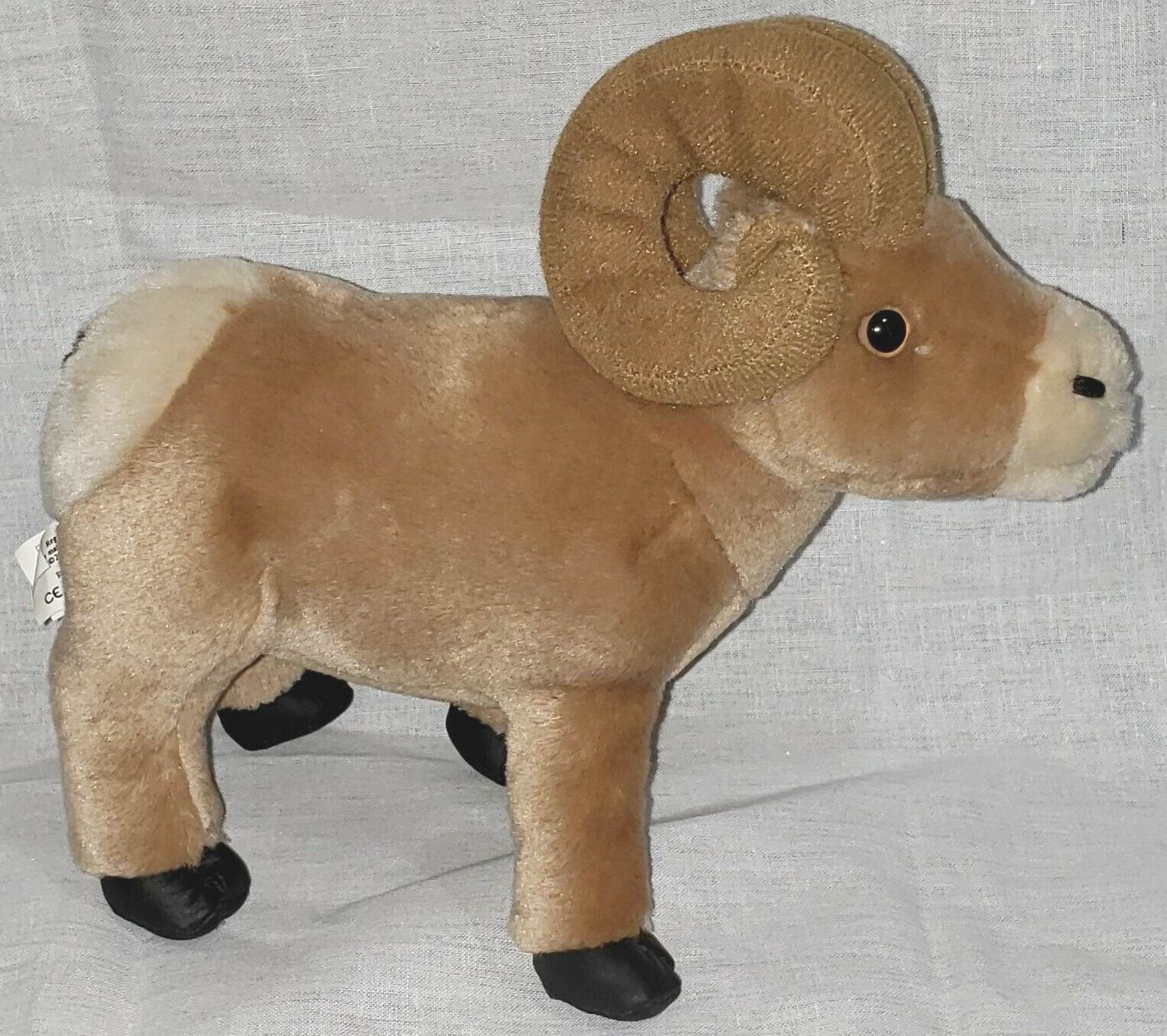 （代购）韩国aurora仿真加拿大盘羊大角羊bighorn毛绒玩具公仔