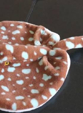 （定做）仿真尖吻魟鱼stingray毛绒玩具公仔