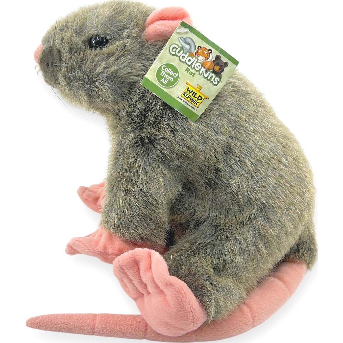 （代购）美国wild republic仿真大家鼠rat毛绒玩具公仔