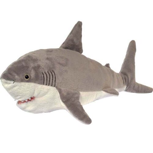 （代购）美国wild republic仿真大白鲨white shark毛绒玩具公仔