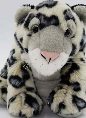 （代购）美国wild republic仿真雪豹snow leopard毛绒玩具公仔