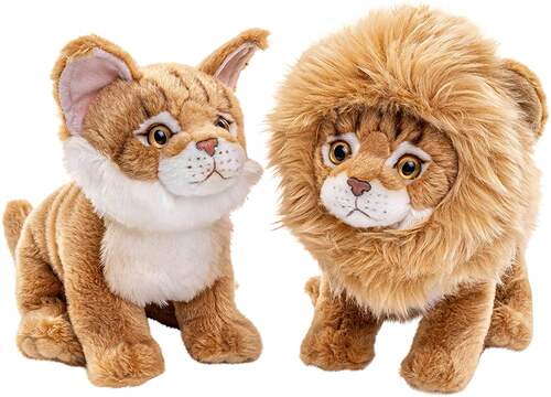 （德国代购）uni-toys仿真缅因猫maine coon毛绒玩具公仔
