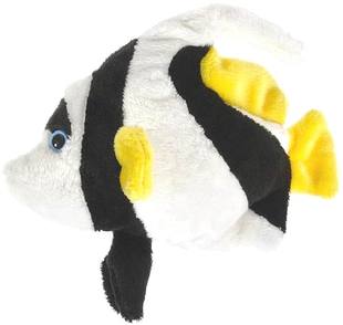 （定做）仿真马夫鱼关刀鱼longfin bannerfish毛绒玩具公仔