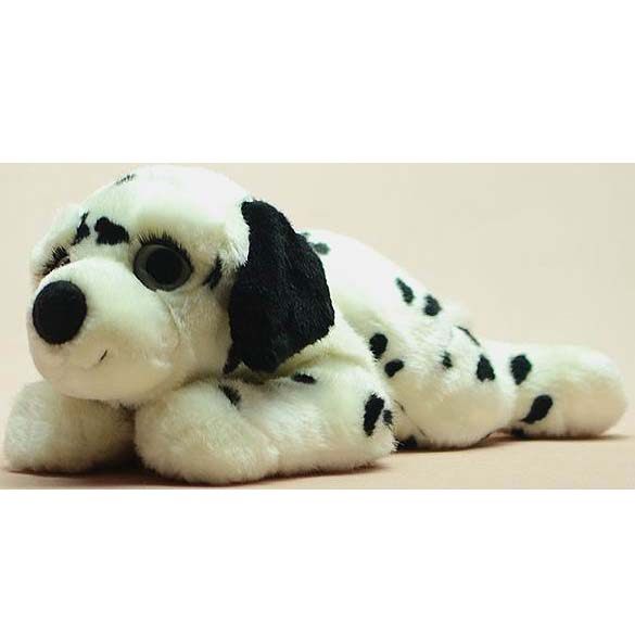 （定做）leonine仿真卧姿大麦町犬斑点狗dalmatian毛绒玩具公仔