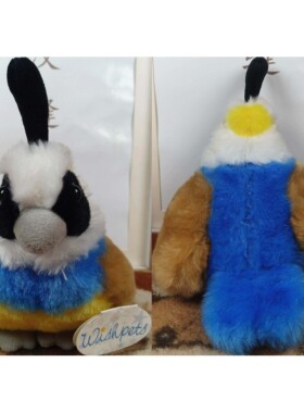 （代购）美国wishpets仿真珠颈翎鹑quail毛绒玩具公仔stuffed toy