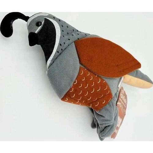 （代购）美国folkmanis仿真珠颈翎鹑quail毛绒玩具手偶plush toy