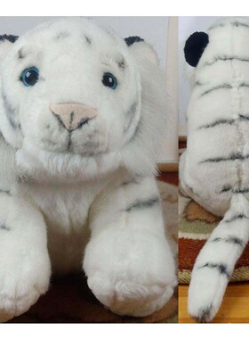 （代购）美国wild republic仿真孟加拉白虎bengal tiger毛绒玩具