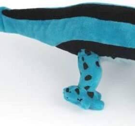 （定做）仿真蓝尾石龙子blue-tailed skink毛绒玩具公仔