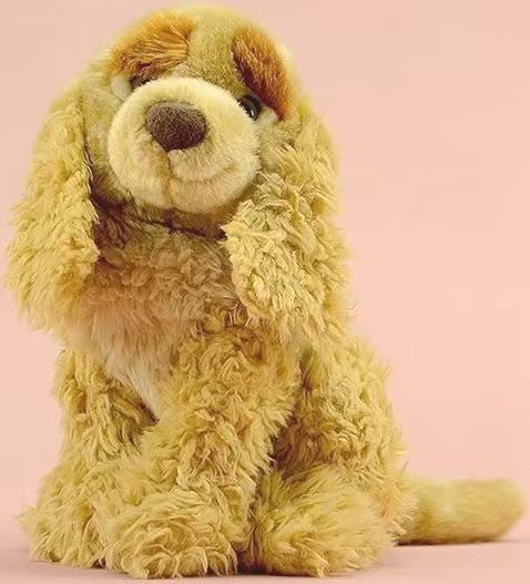 (定做)leonine仿真坐姿可卡犬狗狗cocker spaniel毛绒玩具公仔