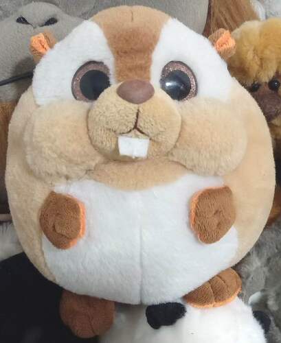 （代购）美国wishpets仿真五道眉金花栗鼠chipmunk毛绒玩具公仔