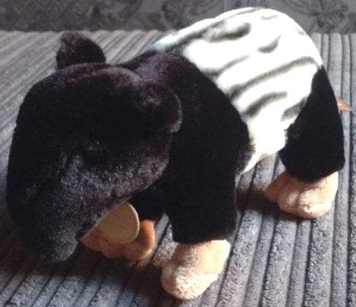 （代购）德国suma仿真马来貘小宝宝tapir毛绒玩具公仔