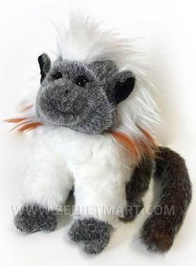 （代购）仿真棉顶狨cottontop tamarin毛绒玩具公仔